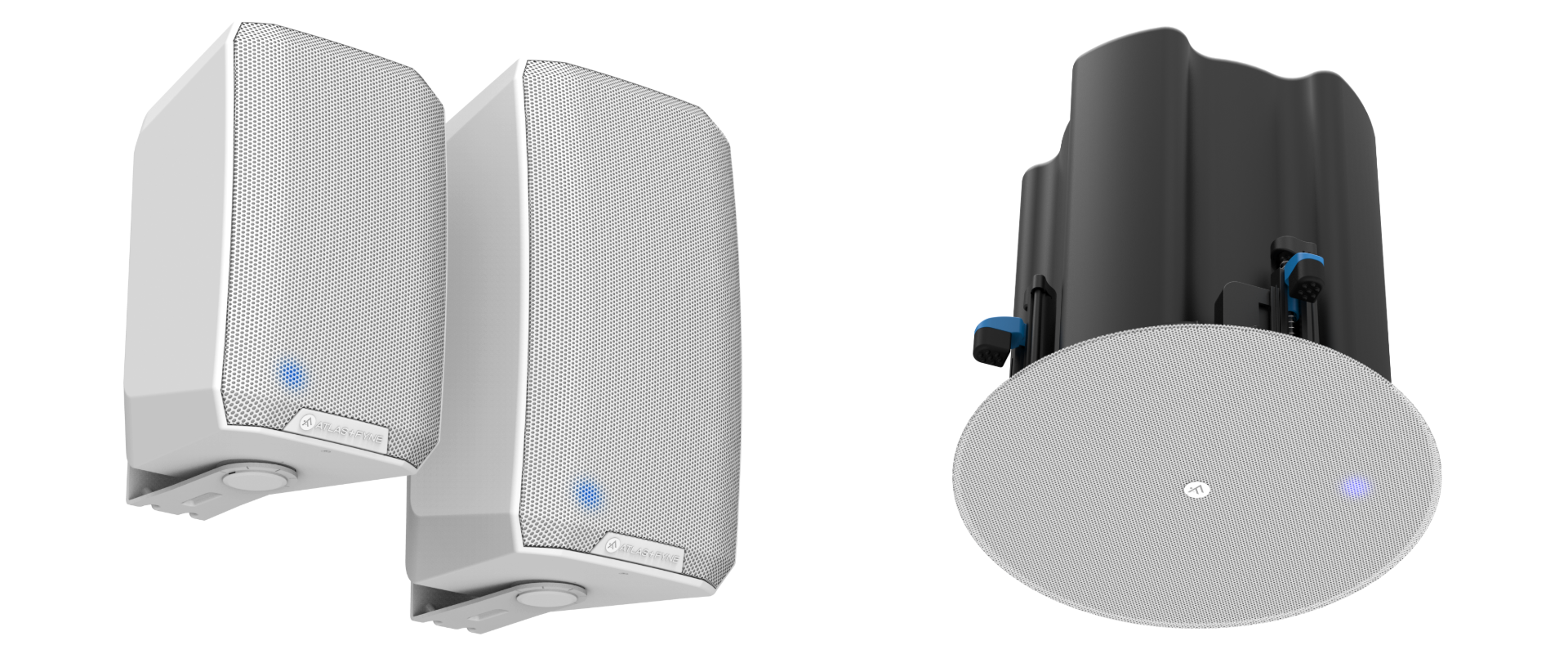 Atlas+Fyne PoE++ Dante-enabled loudspeakers